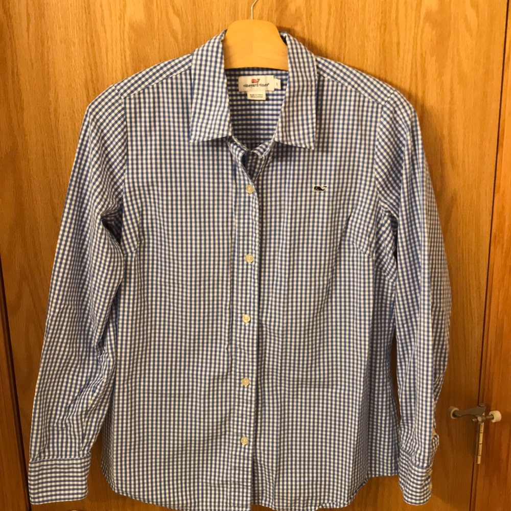 Vineyard Vines gingham shirt